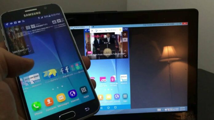 Screen Mirror Samsung Galaxy to Windows