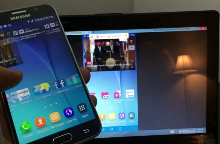 Screen Mirror Samsung Galaxy to Windows