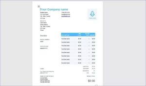 Requirement Microsoft Invoice