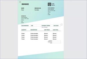 Microsoft word templates invoice