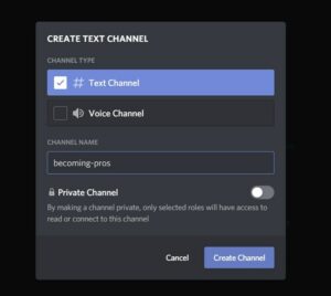 how to make a discord server on mobile