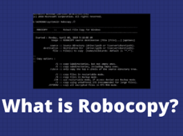 robocopy commands