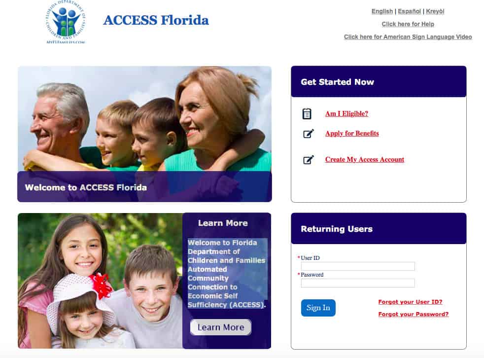 myflorida access fl login