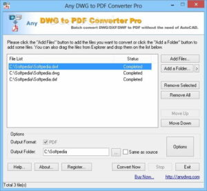 AnyDWG to PDF Converter.