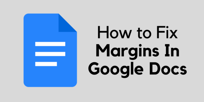 fixing margins in google docs