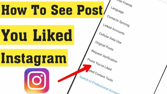 how to see what you liked on instagram