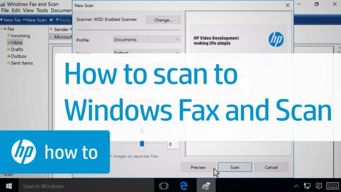 windows fax and scan not working