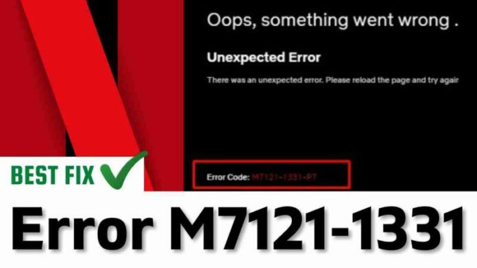 error code: m7121-1331-2205