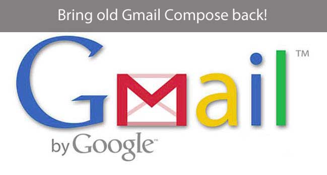 gmail old compose