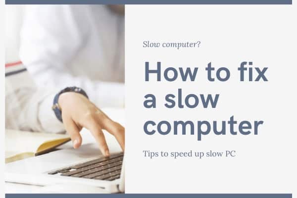 Slow computer fix free