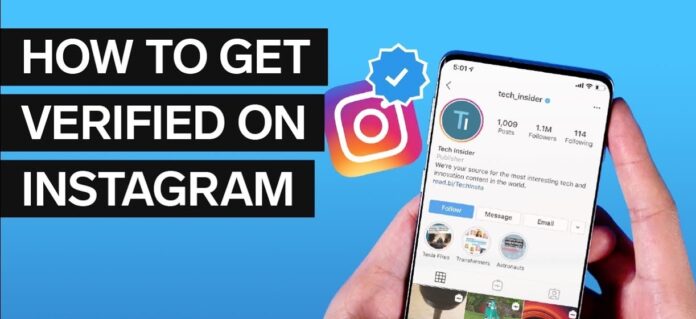 Get verified on instagram