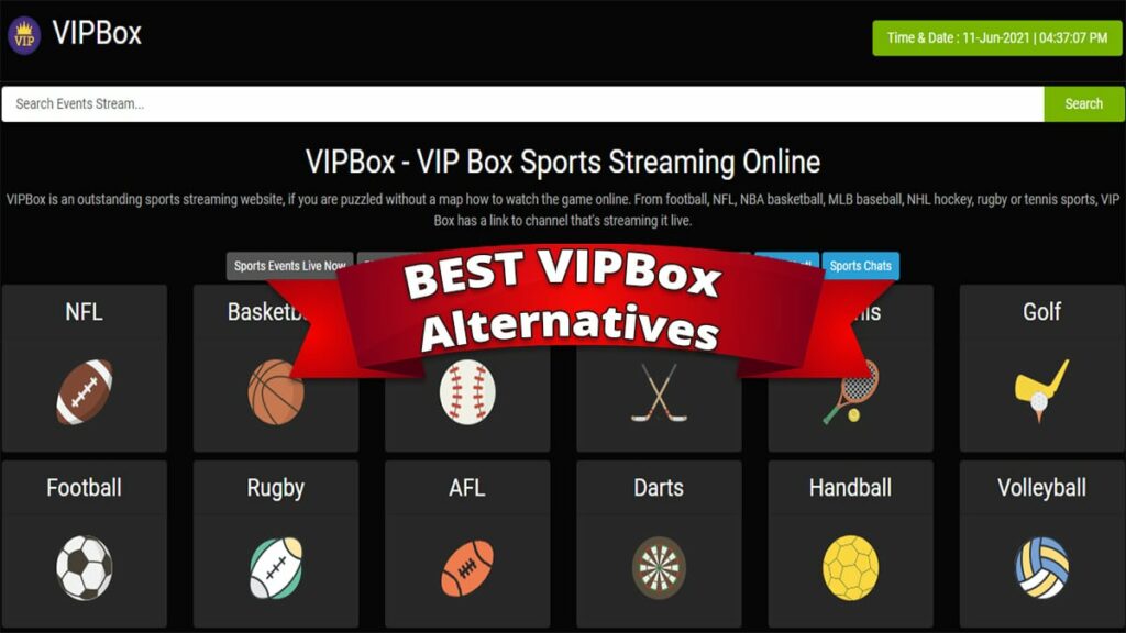 VIPBox alternatives