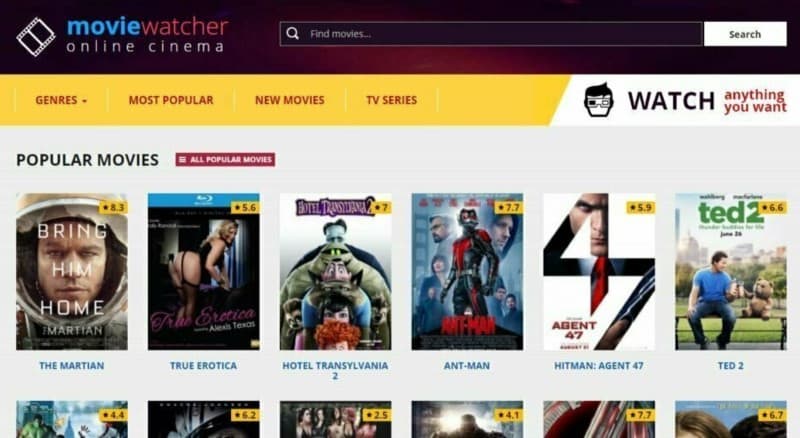 Best Free Moviewatcher Alternatives To Watch movies