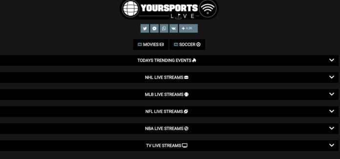 yoursports stream Alternatives