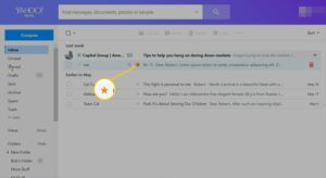 How to Star an Email in Yahoo