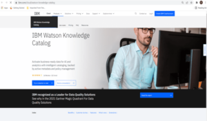 IBM Watson Knowledge Catalog