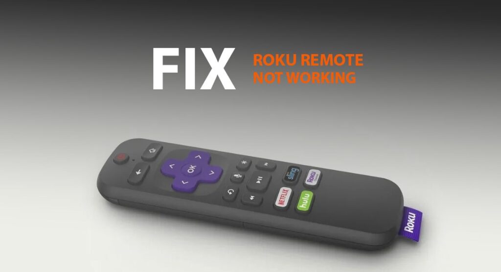 how to fix roku remote not working