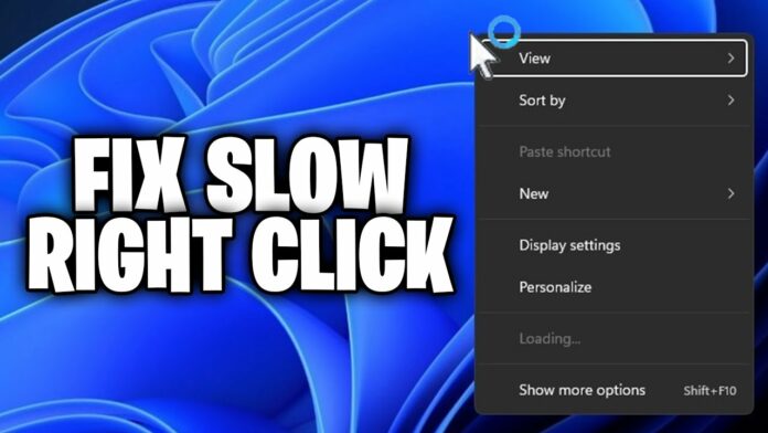 fixes for slow context menu on windows