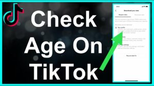 Check your age on Ticktok