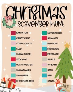 Christmass Scavenger Hunt