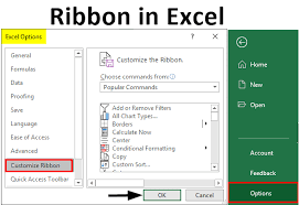 What is the use ribbon in Excel