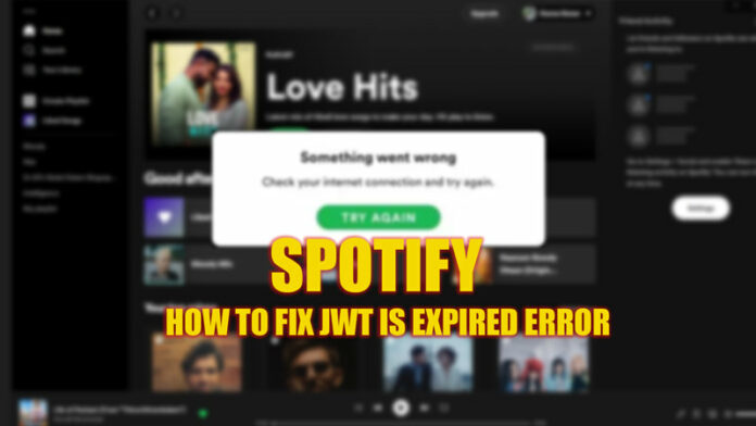 Spotify JWT Expired Message