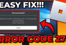 How To Fix Roblox Error Code 279 In 2023 At this point