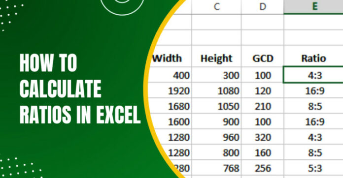 How To Calculate Ratios In Excel