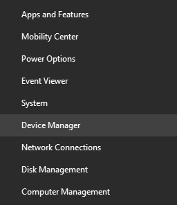 Launch Device Manager by searching for it in the Start Menu