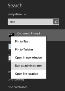 Look for Command Prompt in the Start Menu