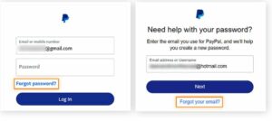 Navigate to the PayPal login page