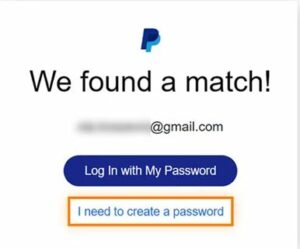 PayPal finds a match with one of the addresses