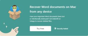 using Word’s own recovery features