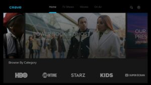 you can re-launch the Crave app on your Firestick device to stream your favorite shows